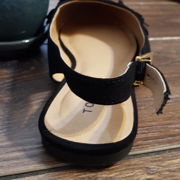 Torrid Black Slingback Flats Size 10W - Picture 4 of 6
